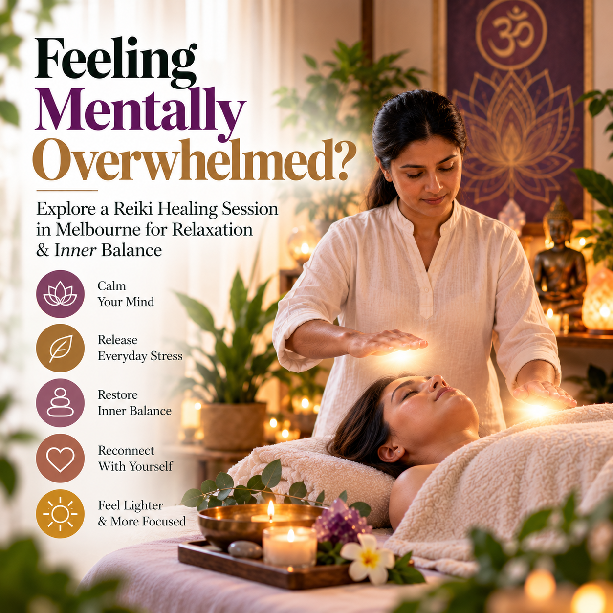 Feeling Emotionally Drained? Explore a Reiki Healing Session in Melbourne for Calm, Reflection & Holistic Wellbeing