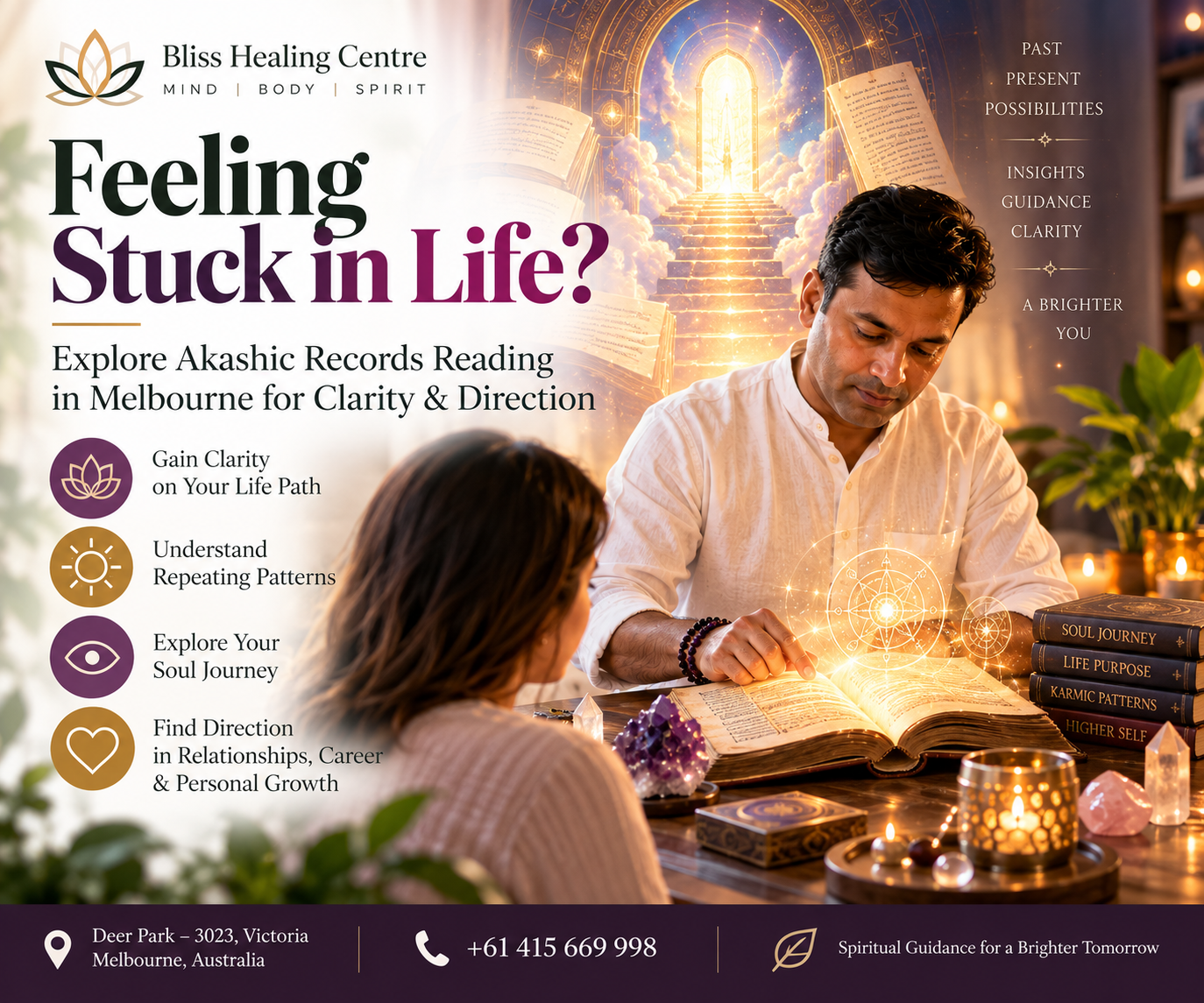 Why Do the Same Life Patterns Keep Repeating? Explore Akashic Reading in Melbourne for Deeper Insight