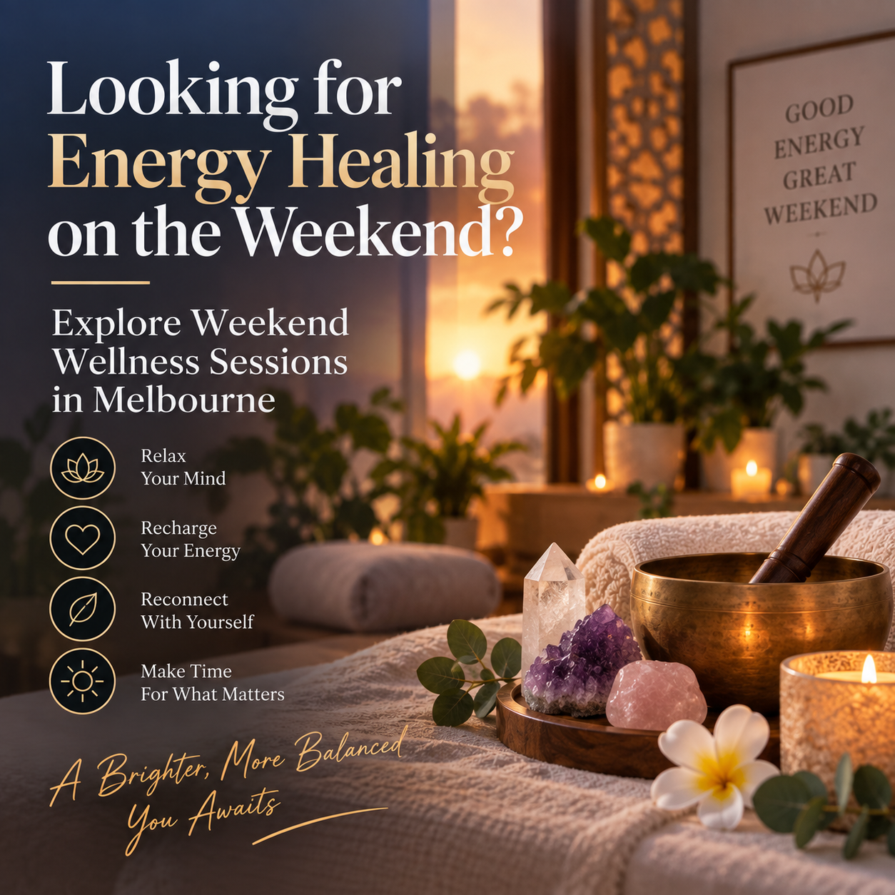 Looking for Energy Healing on the Weekend? Explore Weekend Wellness Sessions in Melbourne