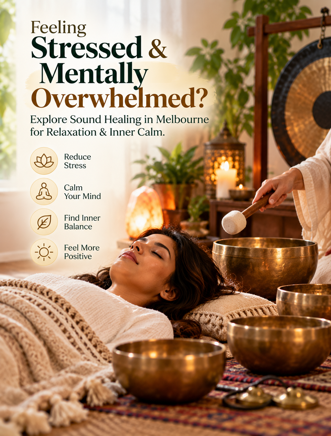 Feeling Stressed & Mentally Overwhelmed? Explore Sound Healing in Melbourne for Relaxation & Inner Calm