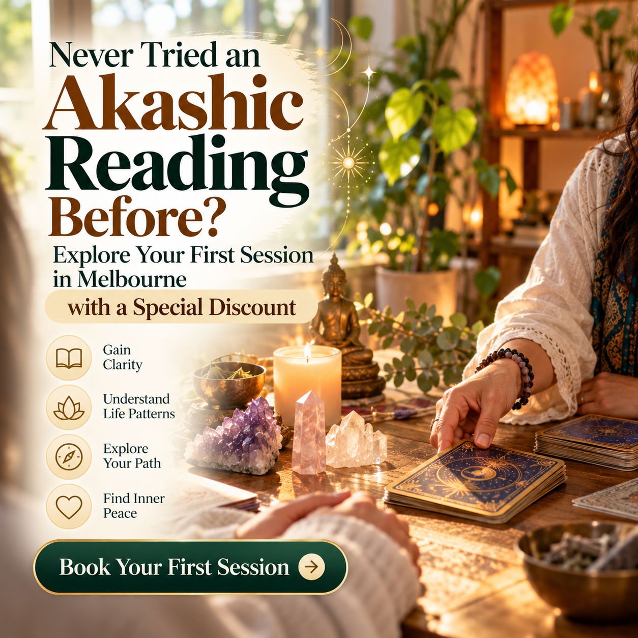 Feeling Stuck or Seeking Clarity? Book an Akashic Reading in Melbourne & Get a Special First-Session Discount