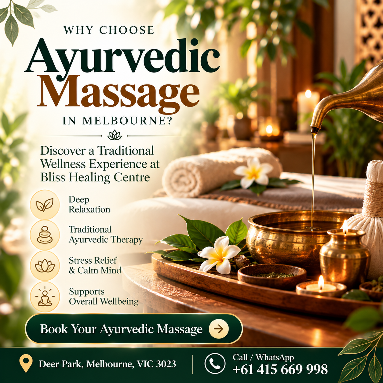 Why Should Women Consider Regular Ayurvedic Massage? Explore a Holistic Self-Care Routine in Melbourne
