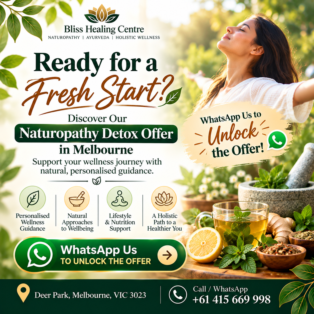 Your Wellness Reset Starts Here: Unlock Our Exclusive Naturopathy Detox Offer in Melbourne