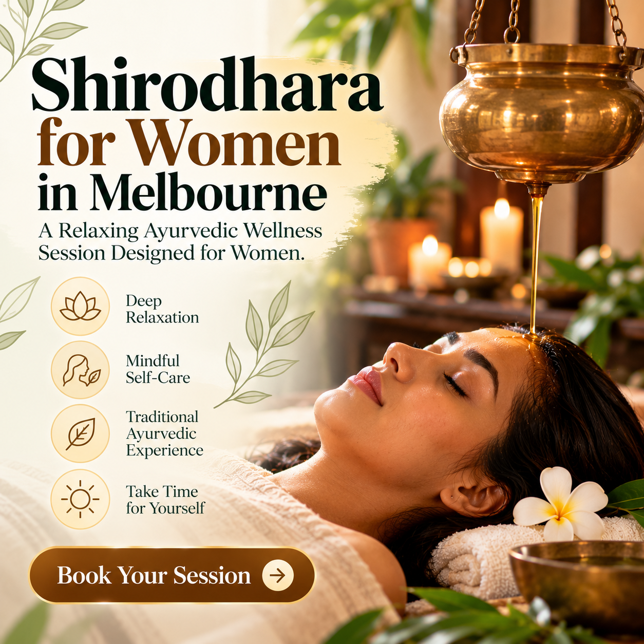 Weekend Shirodhara Offer in Melbourne: Limited-Time Wellness Special — Contact Us Now to Book